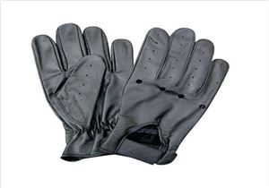 Full finger Driving glove with vents on back holes on the knuckles and a Velcro strap
