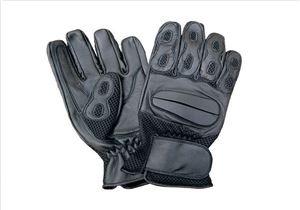 Full finger glove with Gel Palm with large velcro strap