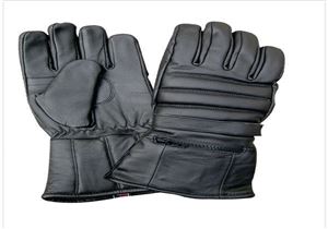 Padded riding glove with a rain cover inside zipper pocket & Velcro strap