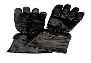 Riding Leather gloves with removable zip off cuff Naked Leather