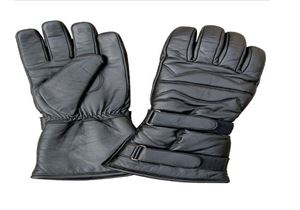 Padded riding glove with two Velcro tabs