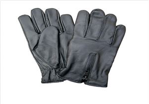 Padded riding glove with a rain cover inside zipper pocket & Velcro strap Naked Leather