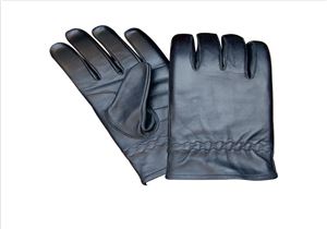 Unlined Riding gloves with elastic wrist and lightly padded palm Naked Cowhide Leather