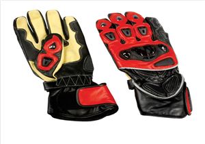 Red/Yellow Sports Bike Riding gloves