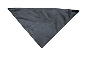 Black Leather Bandana with Fleece Lining (Cowhide)