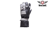 Full Finger Motorcycle Gloves With Gel & Velcro Strap