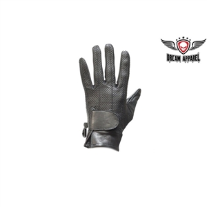 Full Finger Motorcycle Gloves With Velcro & No Lining