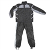 Xelement Black/Gray 2-piece Motorcycle Rainsuit