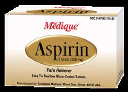 Aspirin Pain Reliever