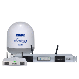 KVH TracNet H30 Ku-Band Antenna with TracNet Hub