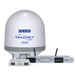 KVH TracNet H60 Ku-Band Antenna with TracNet Hub
