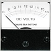 Blue Sea 8028 DC Analog Micro Voltmeter, 2inch Face, 8-16 Volts DC