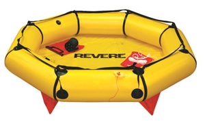 Revere Coastal Compact 4 Person Life Raft, Valise Bag 45-CC4V