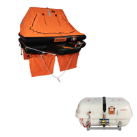 Revere USCG 4P Coastal Liferaft - Container with cradle & hydrorelease