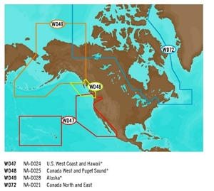 C-Map 4D Full Content North America & South America Chart - Wide