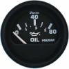 Faria Euro Series Oil Pressure Gauge Black 12803