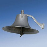 AFI SHIP BELL POLISHED CHROME PLATED BRASS