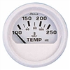 Faria Dress White Series Water Temp Gauge, 100-250F 13110