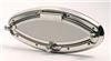 Bomar Flagship Stainless Steel Elliptical Portlight with Screen & Ring, 3 7/8 x 14 1/8 x 7 3/4 x 18 inch, S516-6-SS