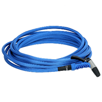 HoseCoil 75' Blue Flexible Hose Kit with Rubber Tip Nozzle