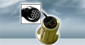 Furuno B60-12, 50/200 KHz 12 Deg Tilted Element Transducer with 10P Pigtail Connector 525T-LTD/12