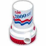 Rule 2000 GPH Non Automatic Bilge Pump, 10