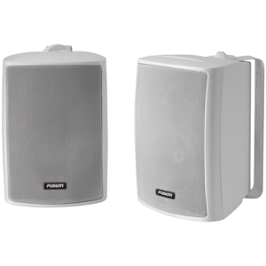 Fusion 4" Compact Marine Box Speaker, (Pair) White MS-OS420