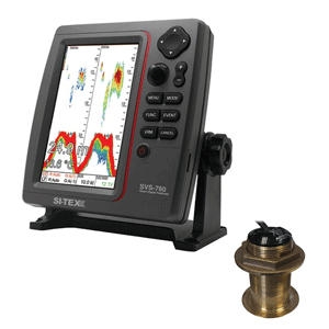 SITEX SVS-760 Dual Frequency Sounder 600W Kit with Bronze 12 Degree Transducer