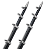 TACO 18' Telescopic Outrigger Poles HD 1-1/2", Black/Silver