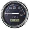 Faria Chesapeake Black Stainless Steel 4" Speedometer, 60MPH (GPS) 33726