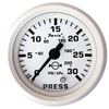 Faria Dress White 2" Water Pressure Gauge Kit, 30 PSI 13108