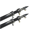 TACO 16' Carbon Fiber Outrigger Poles 1 1/2" Diameter, Pair, Black