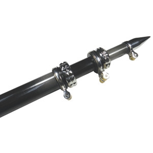 TACO 20' Carbon Fiber Outrigger Poles 1 1/2" Diameter, Pair, Black OT-4200CF