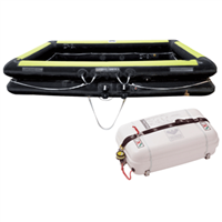 Viking USCG Approved IBA Life Raft 4 Person Low Profile Container L004IBA 015AGC ( No Cradle Included)