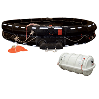 Viking USCG Approved IBA Life Raft 25 Person Round Container L025IBA 015ALA ( No Cradle Included)