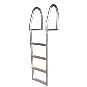 Dock Edge Fixed Eco, Weld Free Aluminum 4-Step Dock Ladder 