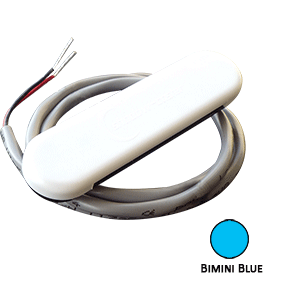 Shadow-Caster Courtesy Light with 2' Lead Wire - White ABS Cover - Bimini Blue - 4-Pack