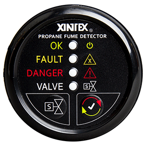 Xintex Propane Fume Detector with Automatic Shut-Off & Plastic Sensor, No Solenoid Valve