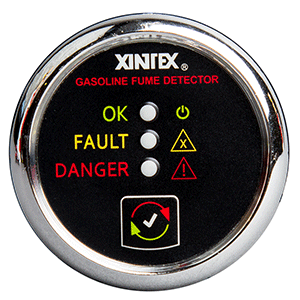 Xintex Gasoline Fume Detector & Alarm with Plastic Sensor