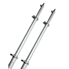 TACO 18' Deluxe Outrigger Poles with Rollers - Silver/Silver for 1-1/2" Outrigger