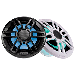 Fusion XS-FL65SPGW XS Series 6.5" 200 Watt Sports Marine Speakers - Grey & White Grill Options