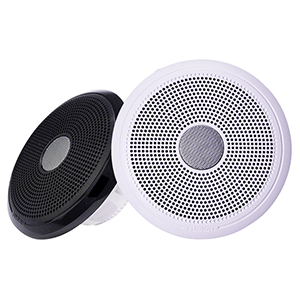 Fusion XS-F77CWB XS Series 7.7" 240 Watt Classic Marine Speakers - White & Black Grill Options