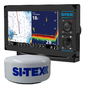 SI-TEX NavPro 900 with MDS-12 WiFi 24" Hi-Res Digital Radome Radar with 15M Cable