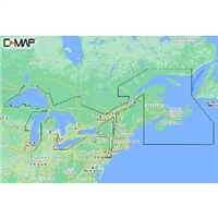 C-MAP M-NA-Y201-MS Great Lakes To Nova Scotia REVEAL Coastal Chart