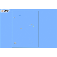 C-MAP M-NA-Y210-MS Hawaii Marshall Islands French Polynesia REVEAL Coastal Chart