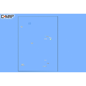 C-MAP M-NA-Y210-MS Hawaii Marshall Islands French Polynesia REVEAL Coastal Chart