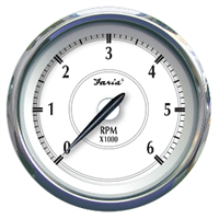 Faria Newport SS 4" Tachometer for Gas Inboard/Outboard - 0 to 6000 RPM