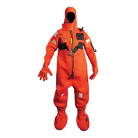 Mustang Neoprene Cold Water Immersion Suit with Harness - Adult Universal - Red