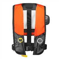 Mustang Manual HIT Inflatable Law Enforcement PFD - Orange/Black, MD3181LE-33-0-101