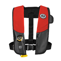 Mustang HIT Hydrostatic Inflatable Automatic PFD - Red/Black, MD318302-123-0-202